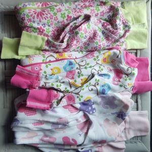 Hanna Andersson zip-up pajama sleepers girl